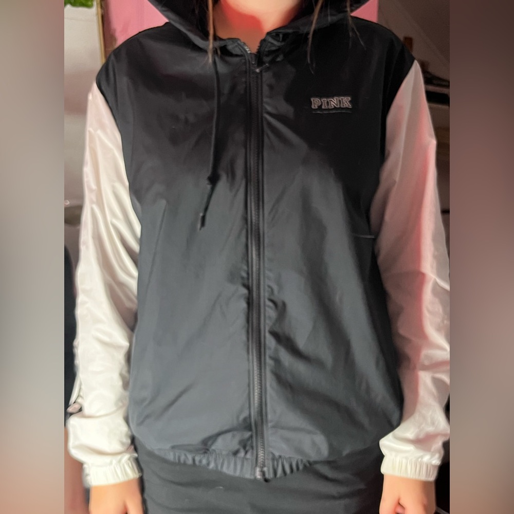 Pink Victoria Secret zip up hooded!
